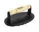 Prensador Oval Alça de Madeira, Preto | WestwingNow