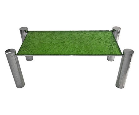 Mesa de Centro Tiago em Vidro Martelado | Westwing