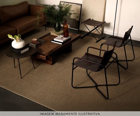 Cadeira em Couro Ling Tabaco II | Westwing