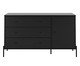 Comoda Jasper 4P Preto Fosco, black | WestwingNow