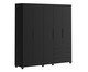 Roupeiro Allen 5P Preto Fosco, black | WestwingNow