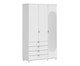 Roupeiro Look 3P Branco Fosco, white | WestwingNow