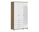 Roupeiro Look 3P Freijo, white | WestwingNow