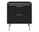 Mesa Cabeceira Yves Preto Fosco, black | WestwingNow