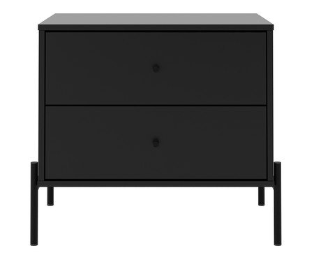Mesa Cabeceira Jasper Preto Fosco | Westwing