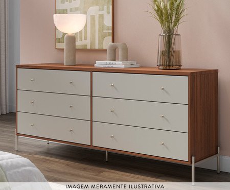 Comoda Jasper 6 gavetas Canella | Westwing