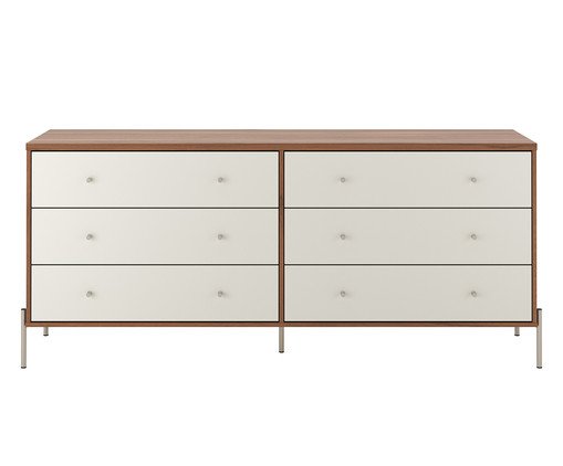 Comoda Jasper 6 gavetas Canella, Off White | WestwingNow