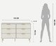 Comoda Yves Branco Fosco, white | WestwingNow