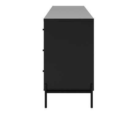 Comoda Jasper 6 Gavetas Preto Fosco | Westwing