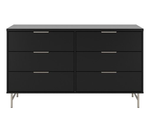 Comoda Yves Preto Fosco, black | WestwingNow