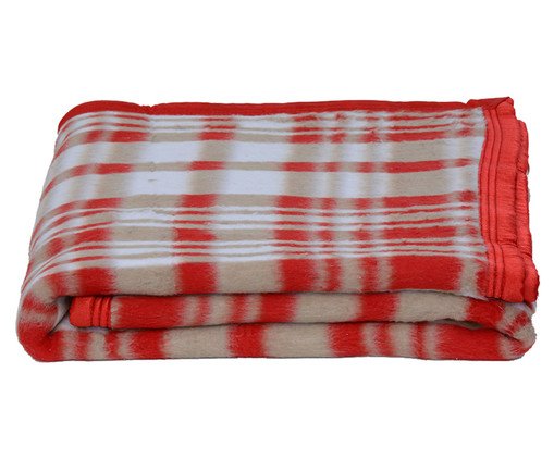 Cobertor Dacota Vermelho, white,beige,orange | WestwingNow