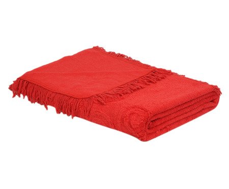 Colcha Copacabana Vermelho Escarlate | Westwing