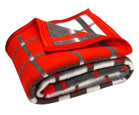 Cobertor Boa Noite Export Vermelho Escarlate | Westwing