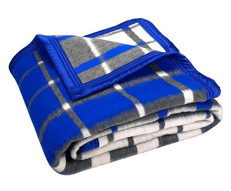 Cobertor Boa Noite Export Azul Royal | Westwing