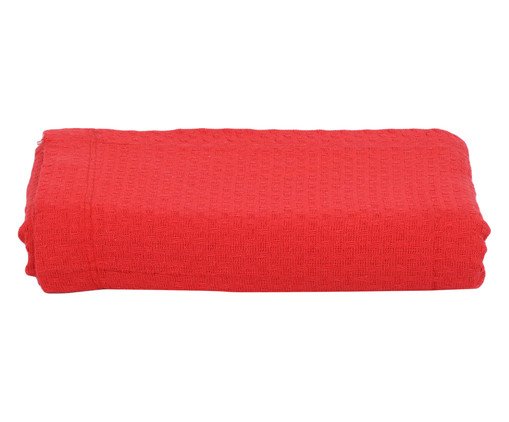 Colcha Cecile Vermelho Escarlate, pink | WestwingNow