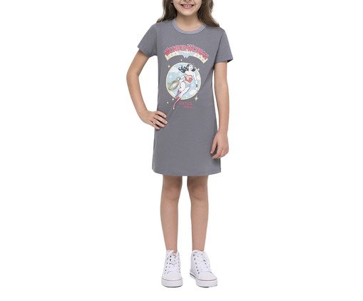 Camisola Manga Curta Infantil Mulher, black | WestwingNow