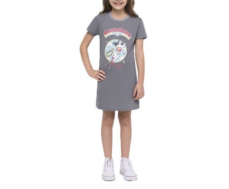 Camisola Manga Curta Infantil Mulher