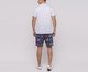 Pijama Manga Curta Hogwarts Masculino com Estampa Metalizada, white | WestwingNow