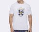 Pijama Manga Curta Hogwarts Masculino com Estampa Metalizada, white | WestwingNow