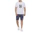Pijama Manga Curta Hogwarts Masculino com Estampa Metalizada, white | WestwingNow