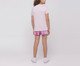 Pijama Manga Curta com Short Infantil, pink | WestwingNow