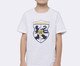 Pijama Manga Curta Hogwarts Masculino Infantil com Estampa Metalizada, white | WestwingNow