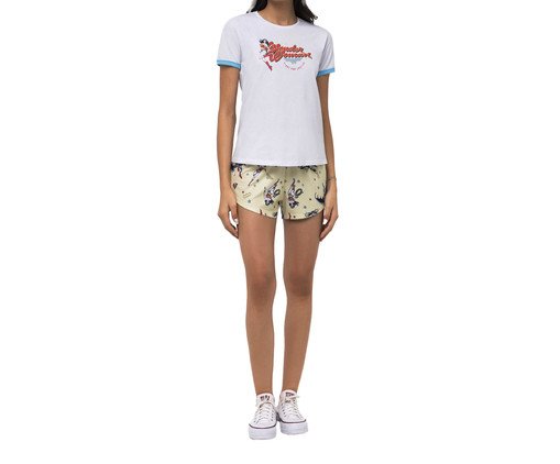 Pijama Manga Curta Feminino Mulher, white | WestwingNow