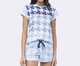 Pijama Manga Curta com Short, white | WestwingNow