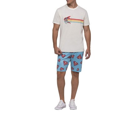 Pijama Manga Curta Masculino Superman