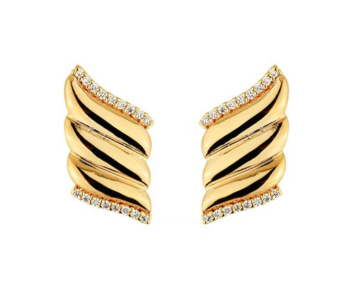 Brinco Moderno Banho de Ouro 18k, gold | WestwingNow