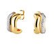 Brinco Argola Cravejada Folheado a Ouro 18k, gold | WestwingNow