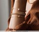 Pulseira Dourada Millia Design Flexível e Elegante, gold | WestwingNow