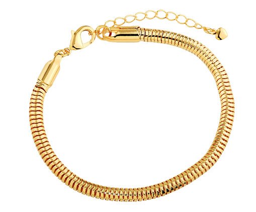 Pulseira Dourada Millia Design Flexível e Elegante, gold | WestwingNow
