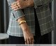 Anel Largo Dourado Geométrico, gold | WestwingNow