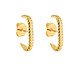 Brinco Ear Cuff Torcido Ouro 18K, gold | WestwingNow