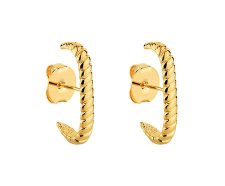 Brinco Ear Cuff Torcido Ouro 18K | Westwing