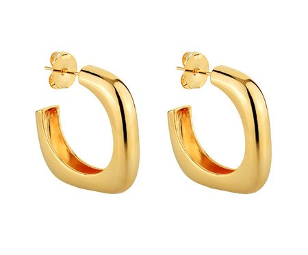 Brinco Argola Quadrada Banhado a Ouro 18k | Westwing