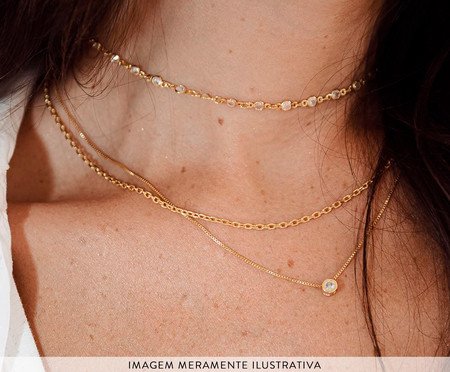 Correntinha Delicada Banho de Ouro 18k | Westwing