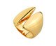 Anel Bold Espelhado Aro Aberto Banho de Ouro 18K, gold | WestwingNow