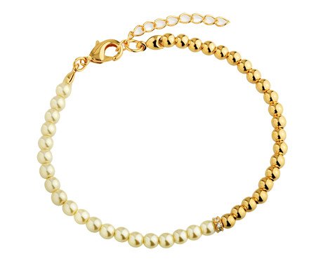 Pulseira Ouro e Pérola Milliá | Westwing