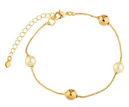 Pulseira Esferas Ouro e Pérolas Milliá | Westwing