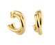 Brinco Argola Dupla Folheada em Ouro 18k, gold | WestwingNow