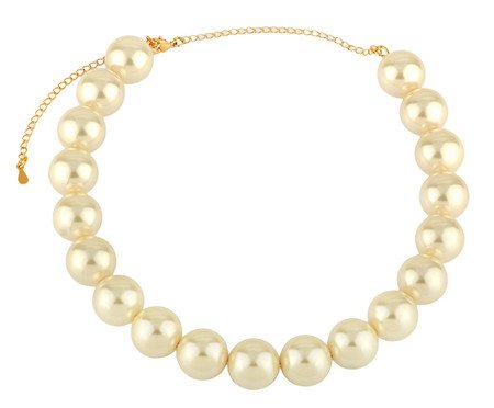 Colar de Pérolas Banhado a Ouro 18k | Westwing