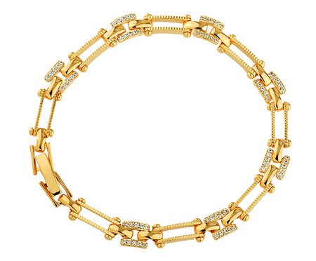 Pulseira Luxo Milliá Banho de Ouro 18k | Westwing