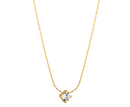 Colar Ponto de Luz Banho Ouro 18k | Westwing