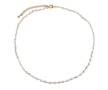 Colar Pérolas Delicadas Folheado a Ouro 18k | Westwing