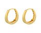 Brinco de Argola Cravejada com Fecho Articulado Milliá, gold | WestwingNow