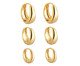 Trio de Argolinhas Bold Folheado a Ouro 18k, gold | WestwingNow