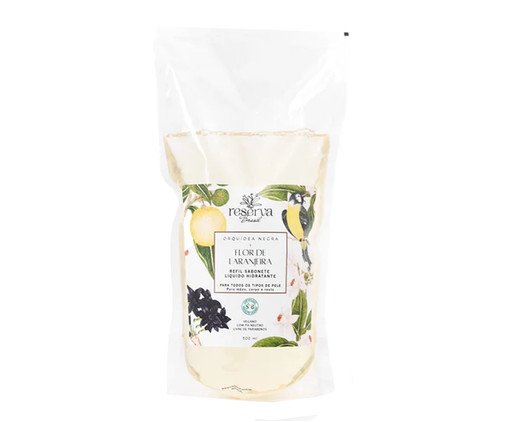 Refil Sabonete Líquido Vegano Hidratante Orquídea Negra e Flor de Laranjeira, Colorido | WestwingNow