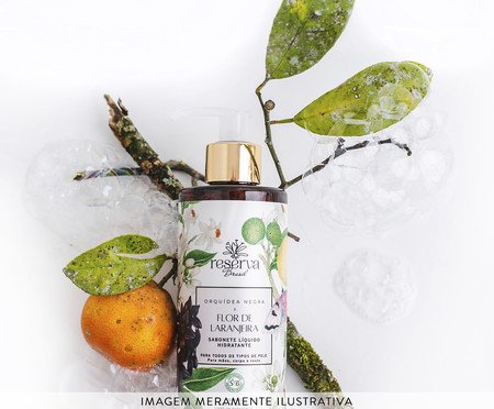 Sabonete Líquido Vegano Hidratante Orquídea Negra e Flor de Laranjeira | Westwing